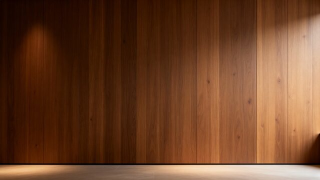 wooden floor and wall