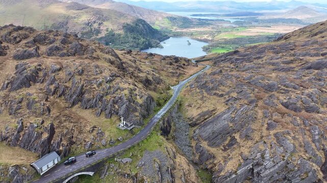 Ireland Epic Locations Healey Pass on the border of Cork And Kerry a must do on any road trip on The Wild Atlantic way