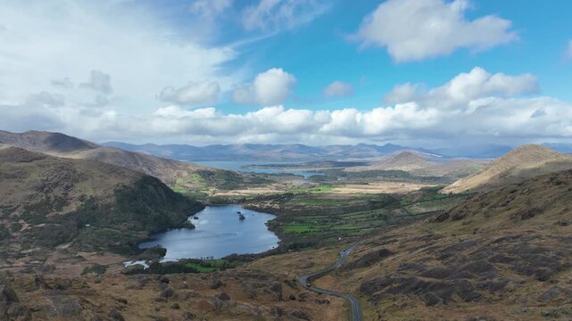Ireland Epic Locations Kerry View and panorama from above the Healey Pass wild Atlantic Way