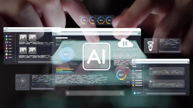 AI Assistant Brain Processor with LLM Technology, Big Data, Machine Learning, Generative AI for Business Support, Future Agentic AI Technology and Artificial Intelligence Prompt Engineering. Muxer