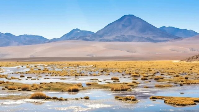 Atacama Desert, Chile. Aerial view.