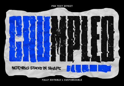 Grunge Distressed Typography Text Effect