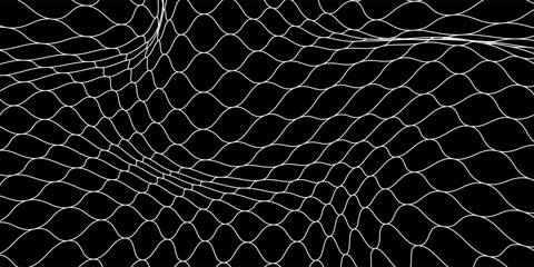 Mesh texture for fishing nets. Seamless pattern for sportswear or soccer goal, volleyball net, basketball hoop, hockey, athletics. Abstract net background for sports © Haikal