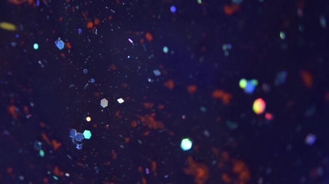 Abstract dark background with glitter