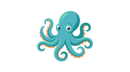cute octopus cartoon character © Laris
