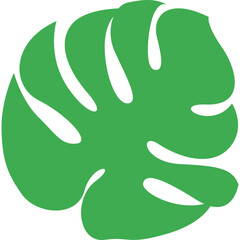 Obraz premium Minimalist Monstera Leaf