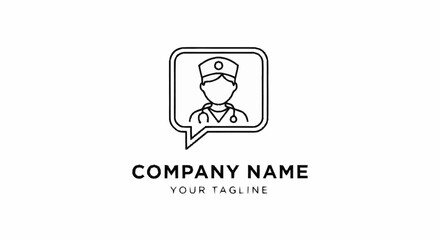 Fototapeta premium Medical professional logo template design.