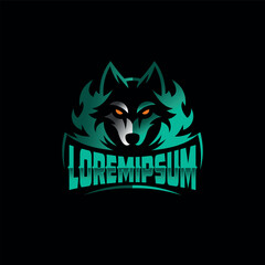 Fox E sport Gamers Logo vector © Manoharaodelia