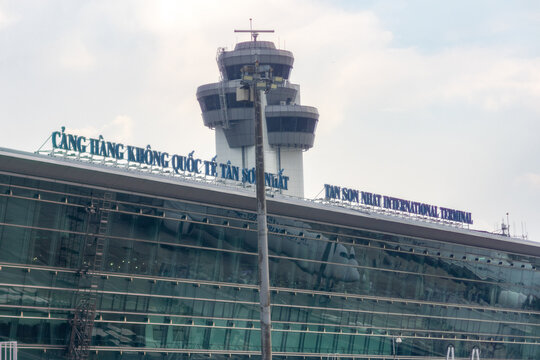 Tan Son Nhat International Airport,  the main airport serving Ho Chi Minh City and the busiest airport in Vietnam.