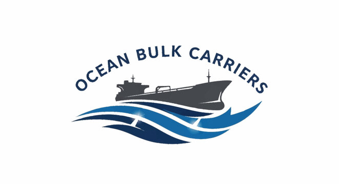 Ocean bulk carriers shipping company logo.