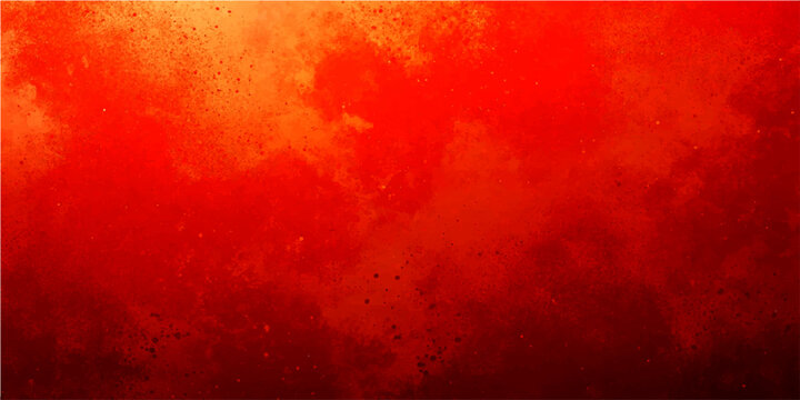 Abstract fiery red and orange background with textured watercolor effect and glowing golden light at top suggesting heat and intensity.