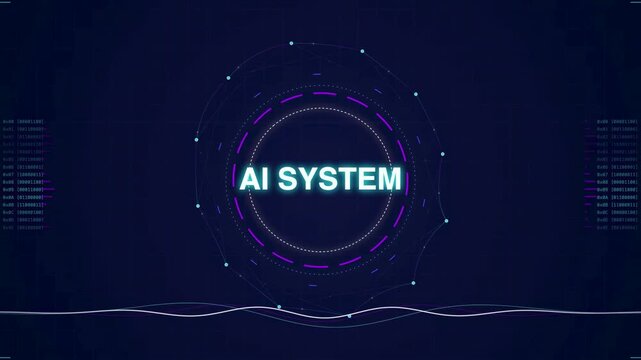 AI system processing customer support data workflow for helpdesk enterprise automation virtual chatbot communication machine learning technology and digital CRM software