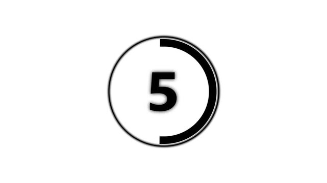 Circle countdown timer 10 seconds animation from 0 to 10 seconds, 10 Seconds countdown timer, Countdown timer, circle countdown animation for special deal Promotions.on green background