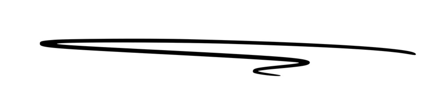 A single thin black wavy line on a transparent background