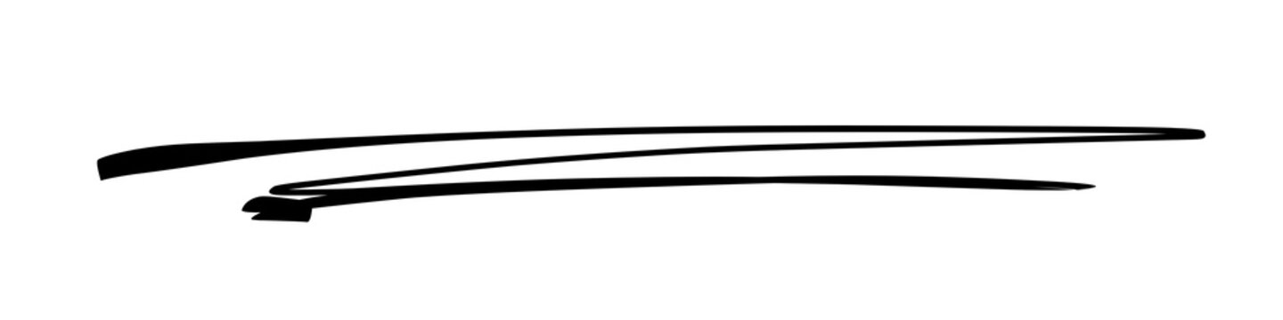 Abstract lines on transparent background