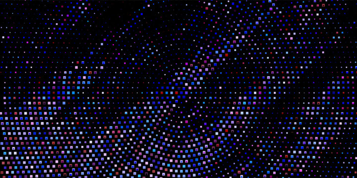 Light Multicolor, Rainbow vector modern geometrical circle abstract background. Dotted texture template. Geometric pattern in halftone style with gradient.