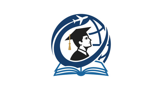 Education and learning concept logo.
