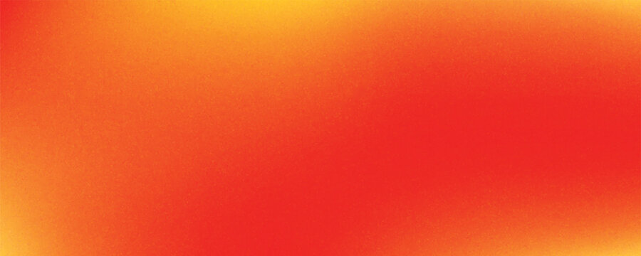 Warm orange yellow red gradient background. Autumn colored blurred wallpaper. Fall smooth gradation backdrop for banner, poster, leaflet, brochure, booklet. Vector abstract fiery template overlay