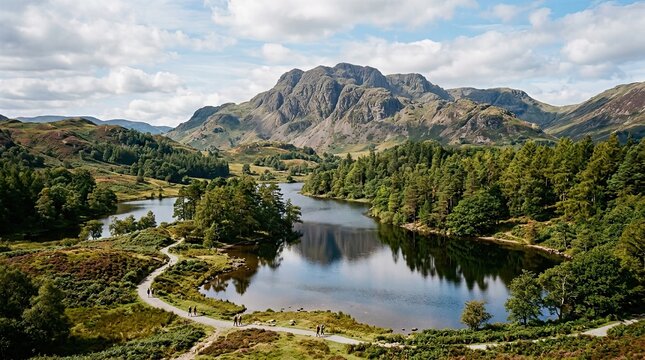 lake in the mountains