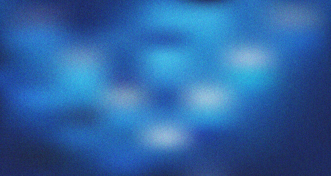 Deep nocturnal blue abstract composition featuring scattered luminous highlights and a grainy texture
