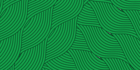 Seamless green vineyard pattern with organic wavy lines of grape fields. Eco‑friendly farm texture, abstract striped landscape, natural agriculture background, botanical vector design for rustic decor © sultonm