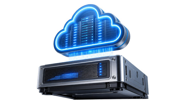 Isolated Cloud Computing Server Drive Asset