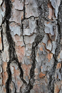 old-growth pine tree bark texture