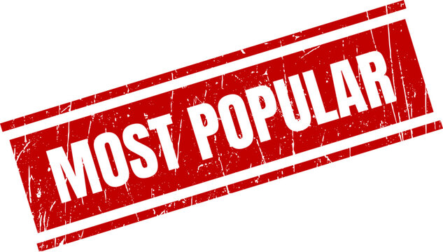 MOST POPULAR red rubber stamp design with a grunge texture