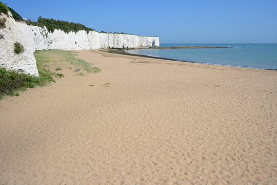 Kingsgate Bay at Broadstairs in Kent on July 9th 2026.