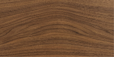 Fototapeta premium A detailed close-up showcases the rich, swirling grain of a dark wood surface, highlighting its natural texture and warm, earthy tones.