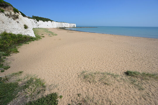 Kingsgate Bay at Broadstairs in Kent on July 9th 2026.