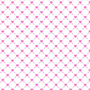 seamless pattern with hearts