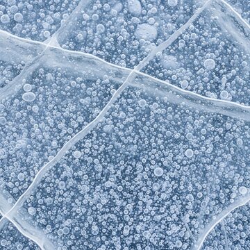 Frozen Breath's Embrace: A Sky of Bubbles