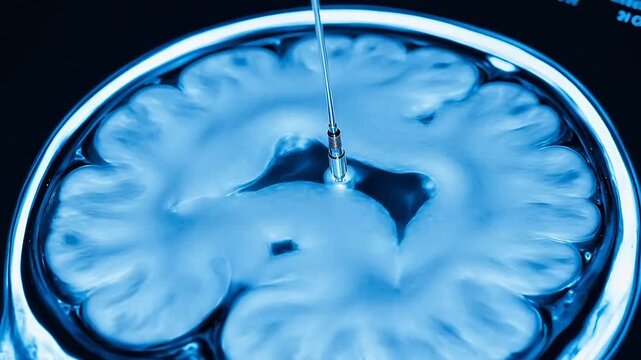 Neurosurgical Precision: Deep Brain Stimulation Electrode in Postoperative MRI Scan