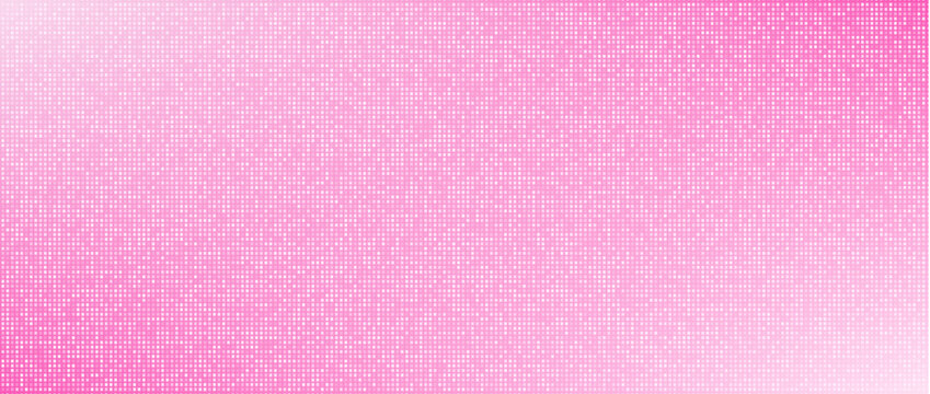 Reflective square tiles with glowing light and retro vibes. Sequin pink disco texture for dance floor, club and fashion design. Vector illustration. Eps10