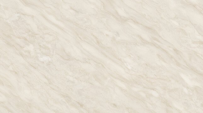 Cream colored marble surface with soft wavy patterns and subtle grey veining for interior architecture and decorative wall cladding
