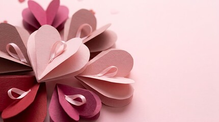 Obraz premium Romantic Heart Copy Space