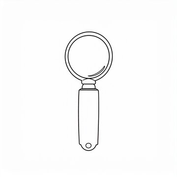 Minimalist black and white key hanging on hook.