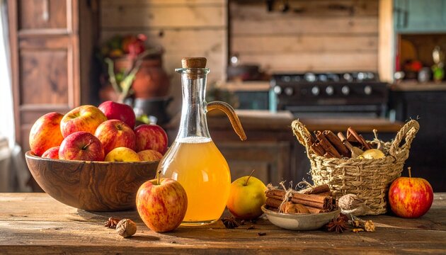 Fresh fruit bowl with wine glass and cheese platter on rustic table.