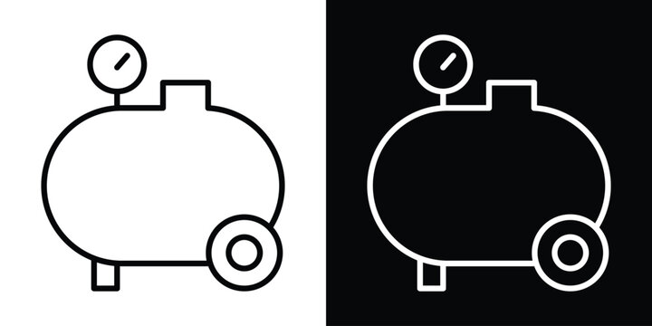 Air compressor icon