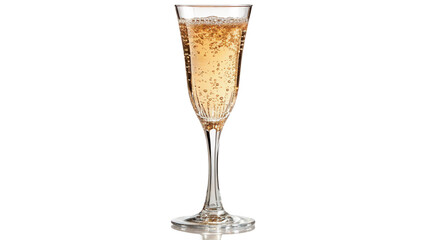 Classic glass crystal flute champagne cocktail cup isolated on a transparent background © PNG_MEGAStock