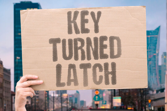 "Key Turned Latch" Lock cylinder rotated but stuck. KEY. TURNED. LATCH. CYLINDER. STUCK.