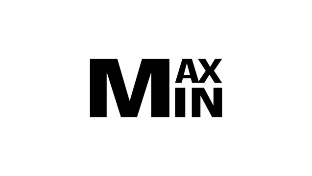 Maximal Minimalism symbol, black isolated vector silhouette