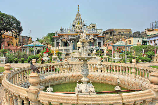 Kolkata Jain Temple (also known as Parshwanath Temple) at Badridas Temple Street of Kolkata, India.