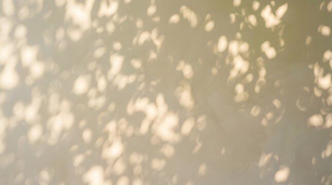 Abstract Gobo Shadow Light Bokeh Effect in Soft Warm Tones for Artistic and Background Use