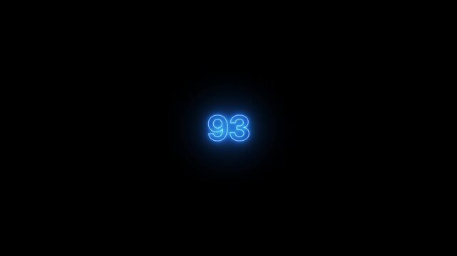 Count up from 0 to 100 on ,number counter loading bar animation of 0 to 100, 100 percent rendering. Motion graphics of 100 percent