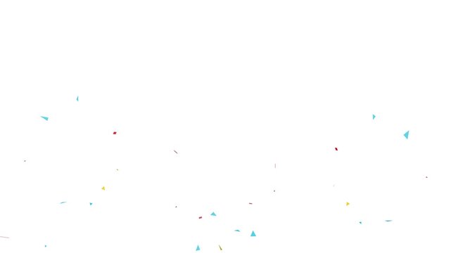 party popper confetti explosion green screen alpha matte. Colorful Isolated Confetti party popper Explosion confetti Blast Realistic, confetti bomb effect from the inside glitter background
