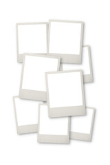 Fototapeta na wymiar Photo card album collage mockup for displaying your photos