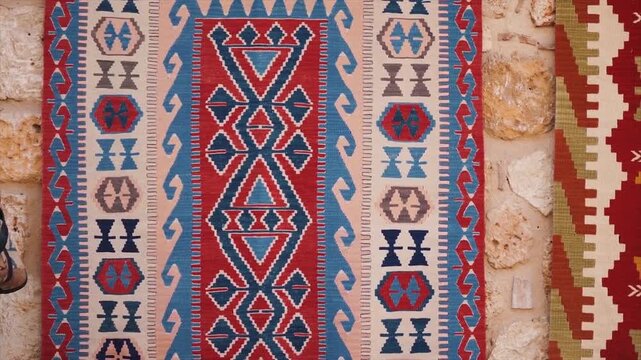Traditional Turkish Carpet and Thai Silk Fabric Pattern with Vintage Oriental Floral Textile Ornament Seamless Decorative Background