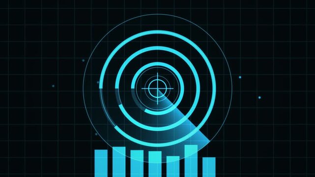 Azure HUD Interface Futuristic Interface Loop